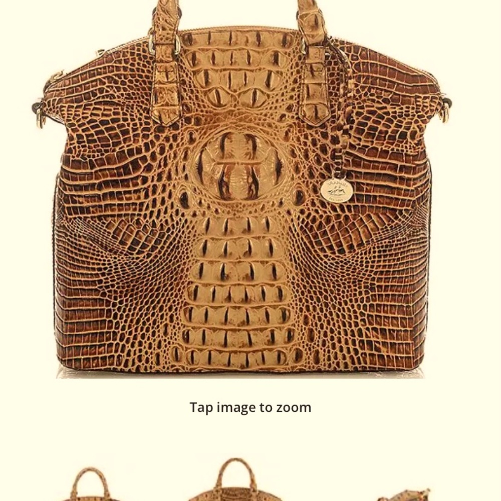 Brahmin Large Duxbury Satchel Excellent Condition